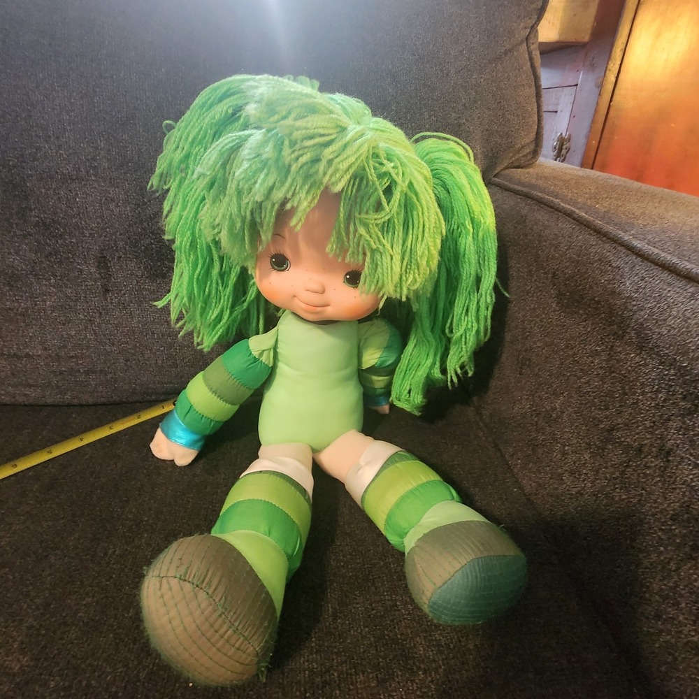 Vintage Patty O Green/1983/18"/Rainbow Brite Plush Doll.‎ No Clothes.